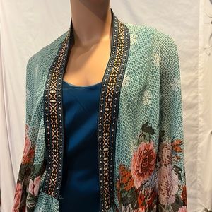 Multi colored kimono